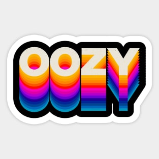 4 Letter Words - Oozy Sticker